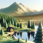 Düşük Poligon Modelleme (Low-poly Modeling)